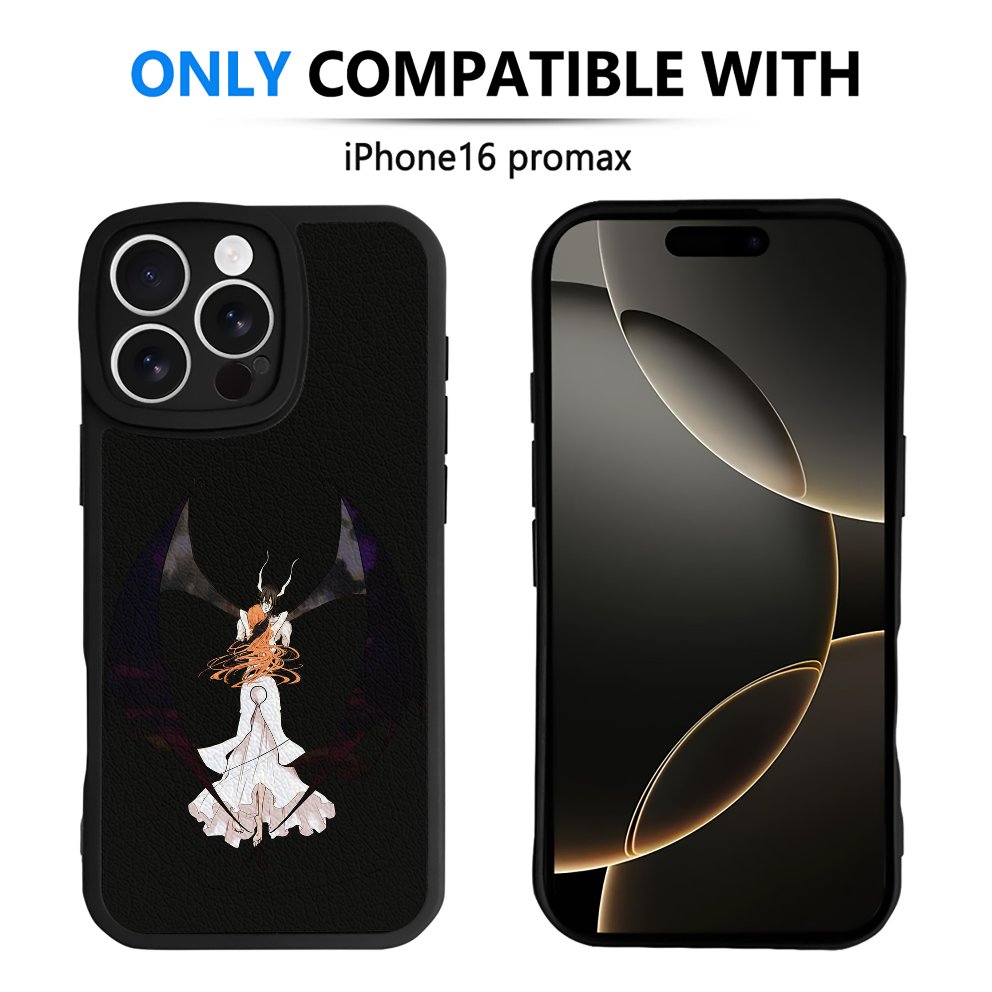 （画像用） ブリーチ ウルキオラ·シファー BLEACH Ulquiorra cifer 【iPhone 16シリーズ対応】シリコンスマホケース（レザー調） 材質：シリコン